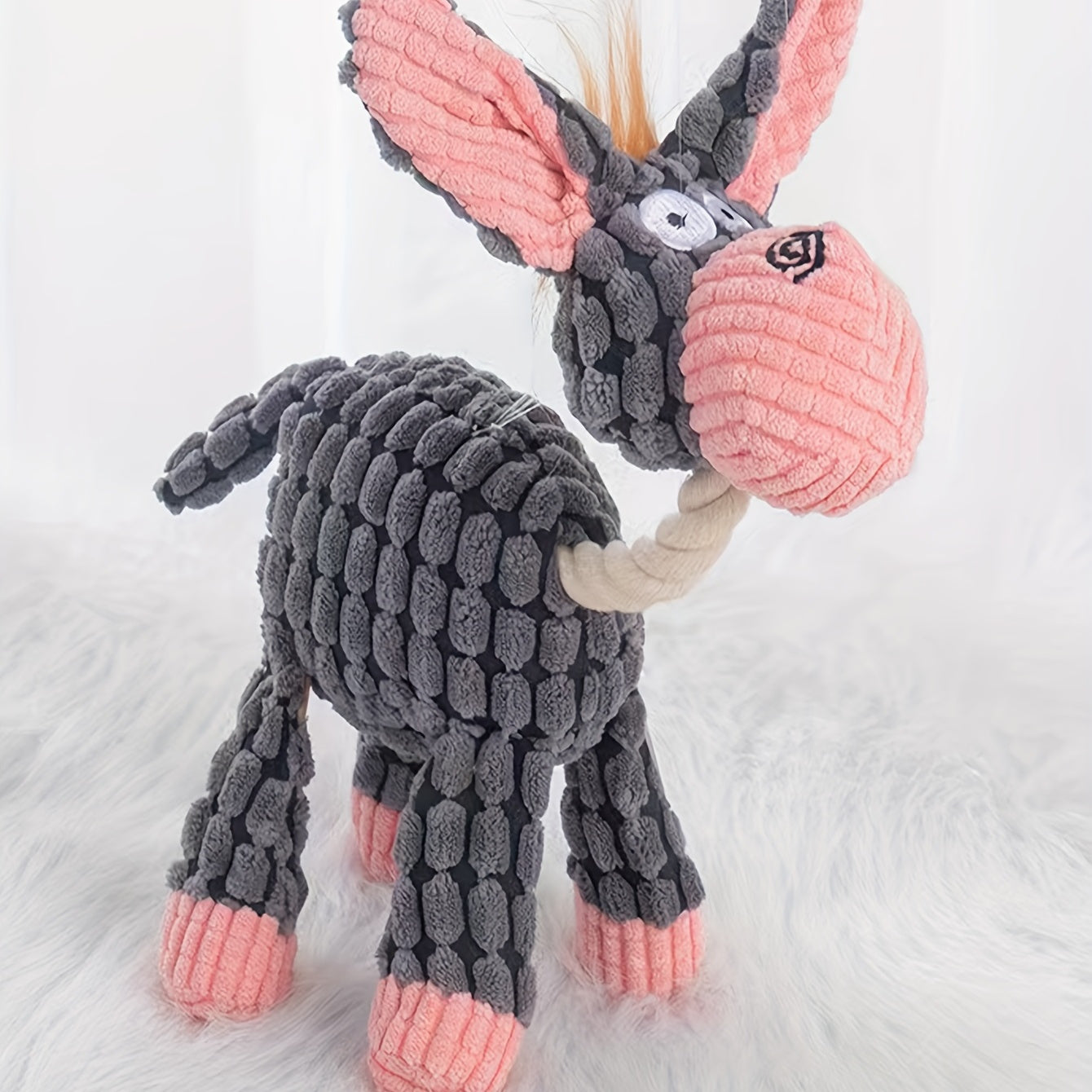 FurryJoy™ 🐾Interactive Rope Squeaky Dog Toy