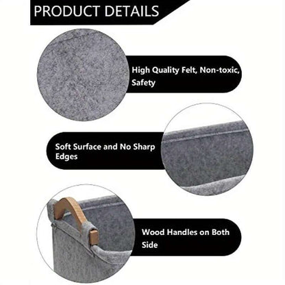 FurryJoy🐾 Dog Toy Storage Basket