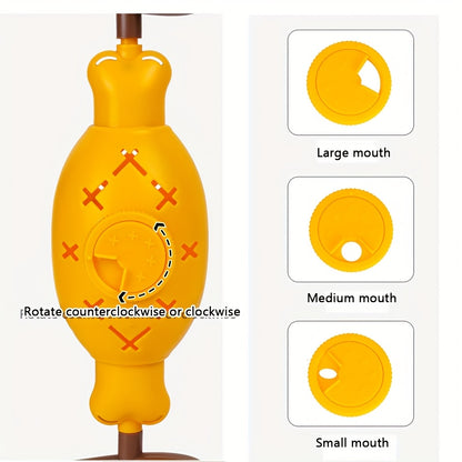 🍗 Rotating Barbecue Grill Feeder Puzzle Toy for Cats & Dogs