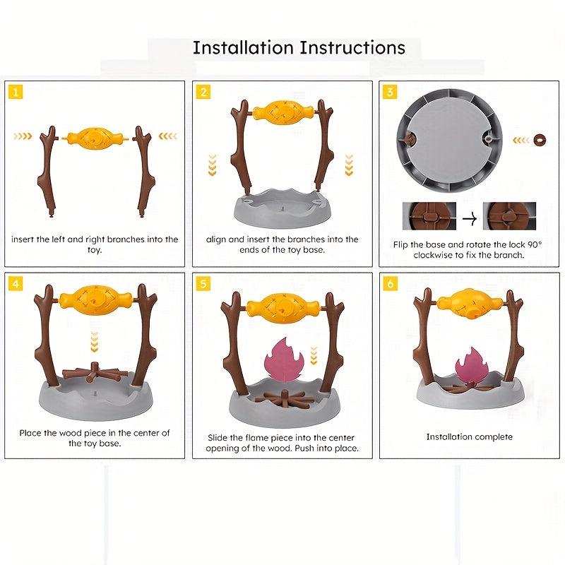 🍗 Rotating Barbecue Grill Feeder Puzzle Toy for Cats & Dogs