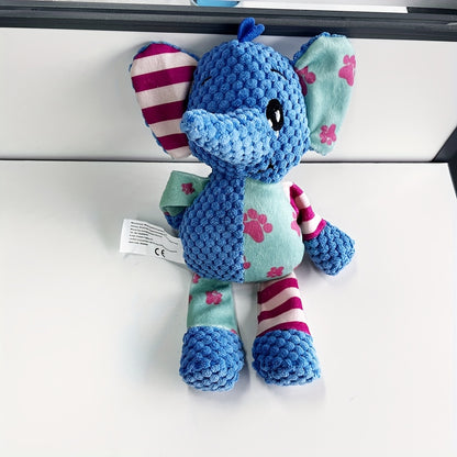 FurryJoy™🐾 Interactive Squeaky Plush Dog Toy