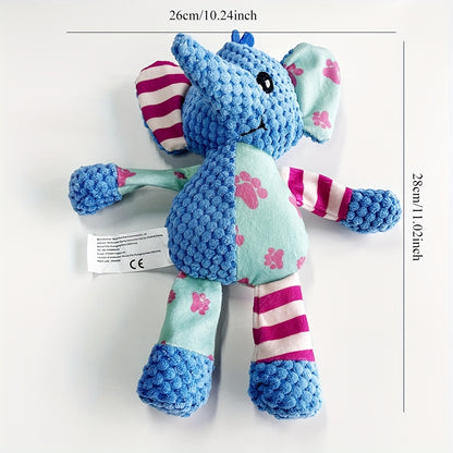 FurryJoy™🐾 Interactive Squeaky Plush Dog Toy